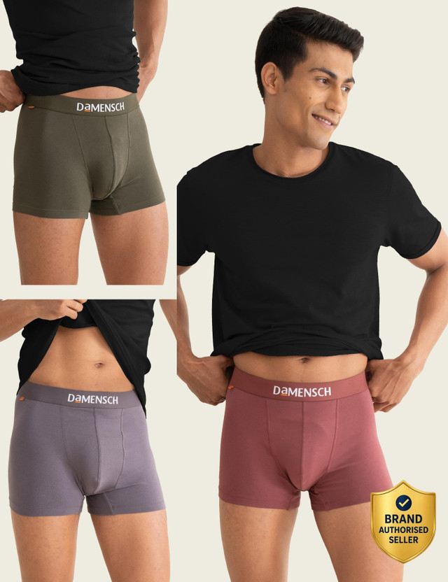 Damensch Damensch Men Combed Cotton Stretch Anti-Bacterial Brief - Flipkart Deal