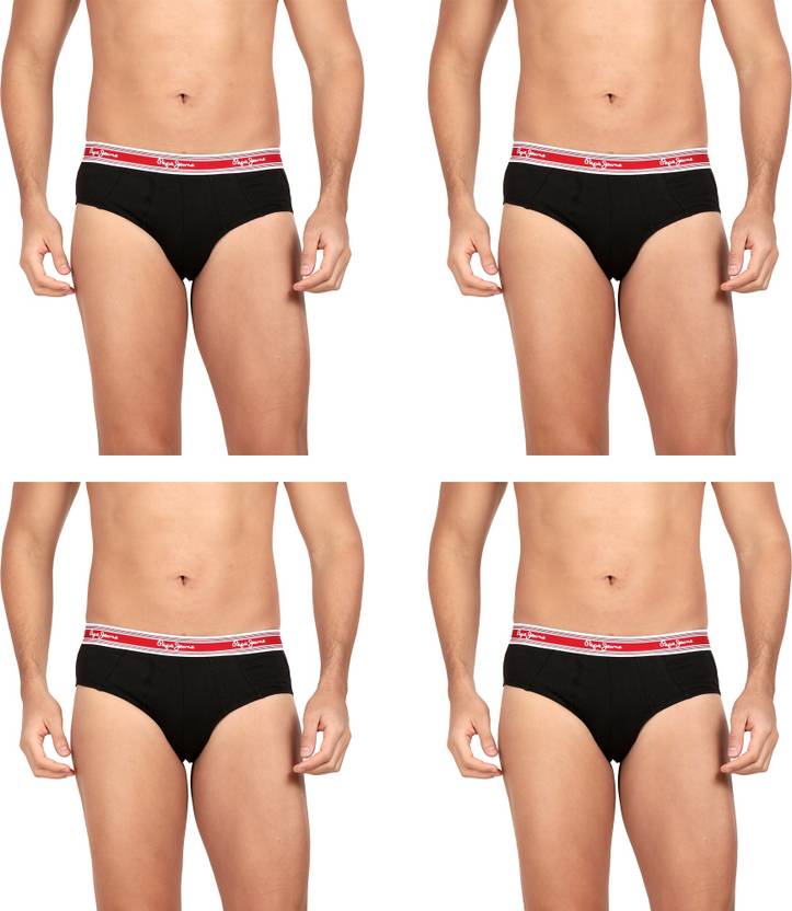 Pepe Jeans Pack of 4 Solid Men Brief