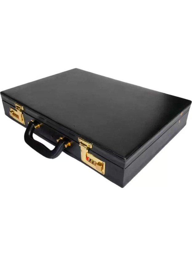 tosim tosim PU Leatherette Unisex Classic Medium Briefcase - For Men & Women(Black) - Flipkart Deal