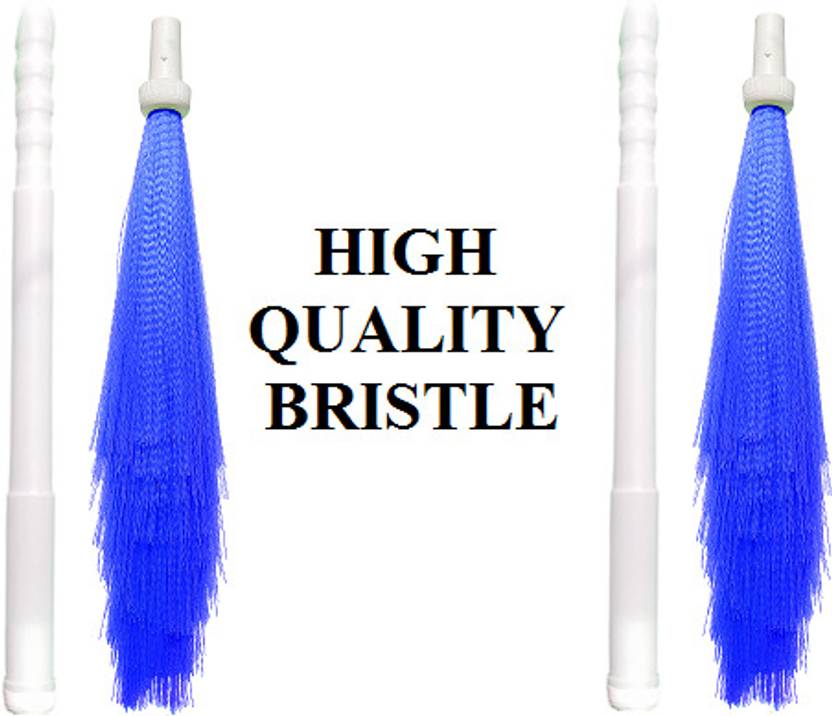 BARBYAM Adjustable plastic broom, broomstick, plastic ki Phool jhadu