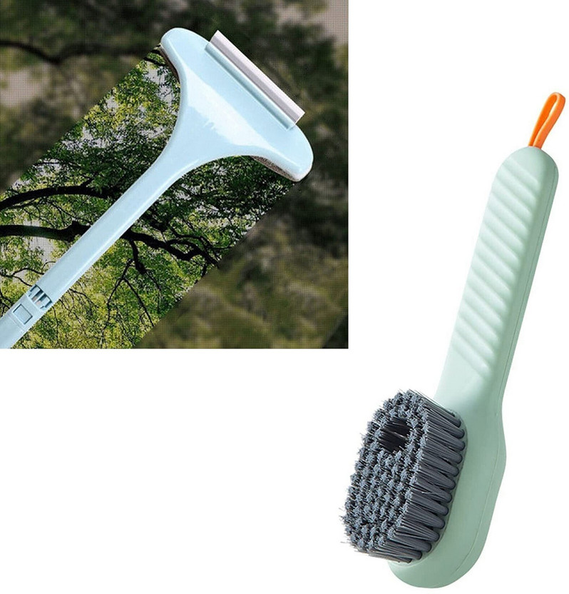 Masox Store Leather Shoes Cleaning Polish Kit Boot Cleaner | 2 in 1 Mesh Cleaner Brush K0 Cleaning Brush
