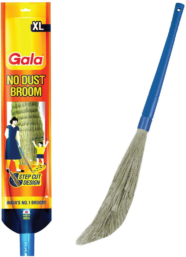 GALA No Dust Plastic Dry Broom(Blue)