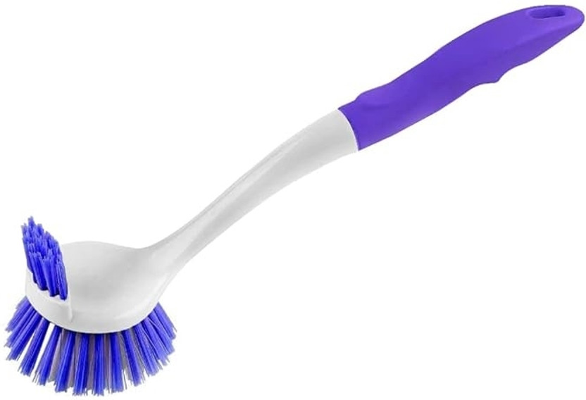 Priyansh Dual Action Sink and Basin and Dish Plastic Brush Plastic Wet and Dry Brush(Multicolor)