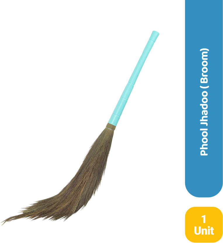 Flipkart Supermart Grass Dry Broom(Blue)