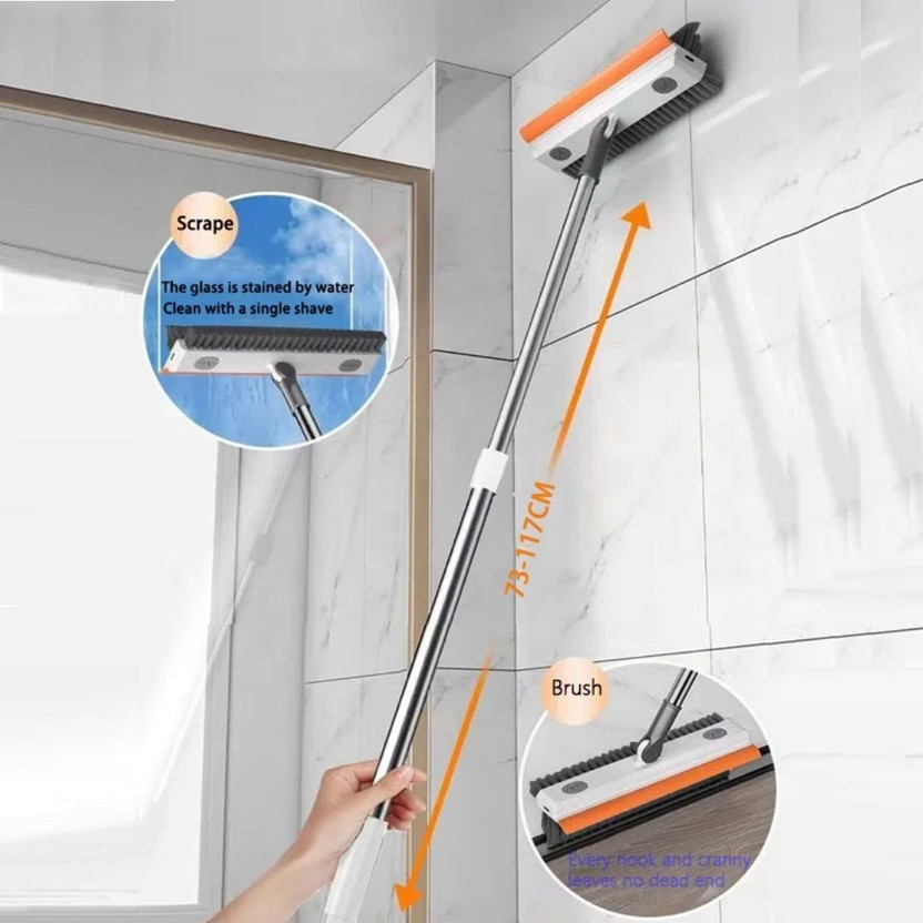 KHVIRJA KHVIRJA 3 in 1 Bathroom Floor Brush Long Handle Tile Scrubber Cleaning Tool(Yellow, White) - Flipkart Deal
