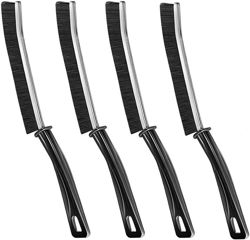 Flipkart Flipkart SmartBuy Gap Cleaning Brush Crevice Cleaning Tool Door Window Track Dead Corners Cleaner Microfibre Wet and Dry Brush(Black, 4 Units) - Flipkart Deal