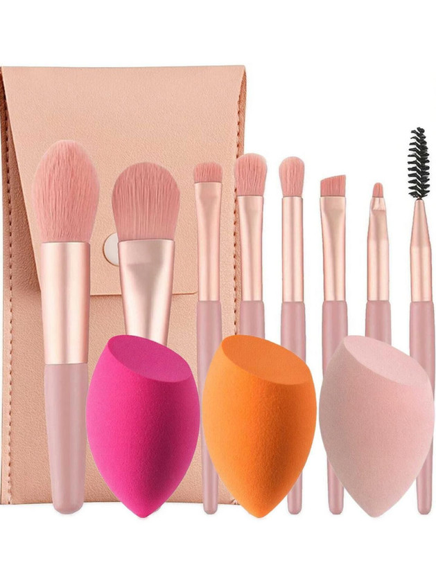 WECHARMERZ WECHARMERZ 8pcs Superior Professional Soft Cosmetic Makeup Brush Set Kit With 3 Blender(Pack of 11) - Flipkart Deal