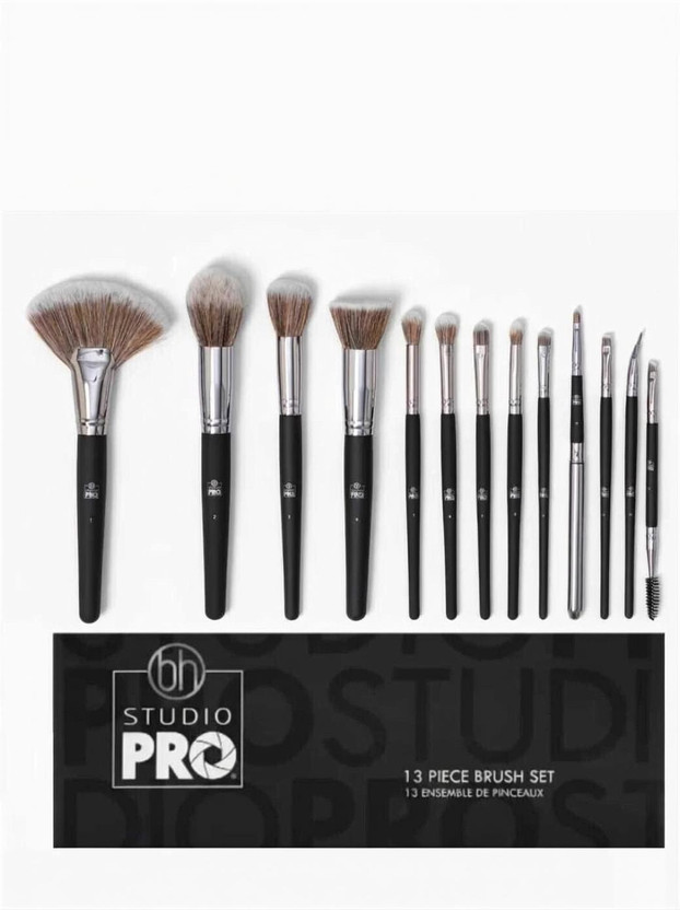BH STUDIO PRO PROFESSIONNELS MAKEUP BRUSH SET 13 PICS(Pack of 13)