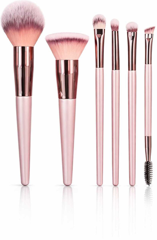 lukaf Soft Bristle Makeup Brush Kit Combo(Pack of 5)