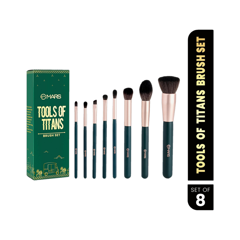 MARS Tools Of Titans Brush Set Pack of 8(Pack of 8)