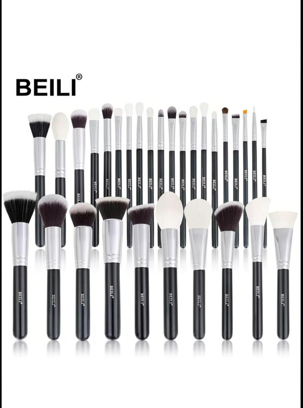 Beili 30 pcs makeup brushes(Pack of 30)