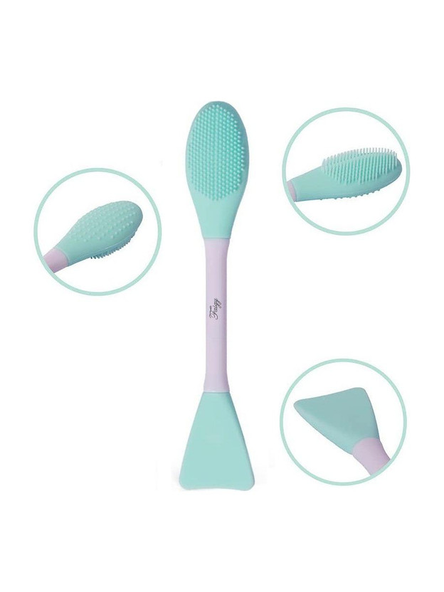 Faigy 3in1 Multipurpose Silicone Face Scrubber Exfoliating Brush Face Mask Applicator(Pack of 1)