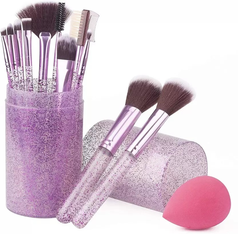 COLOR NEXT Makeup Brushes 12pcs and beauty blender(Pack of 12)