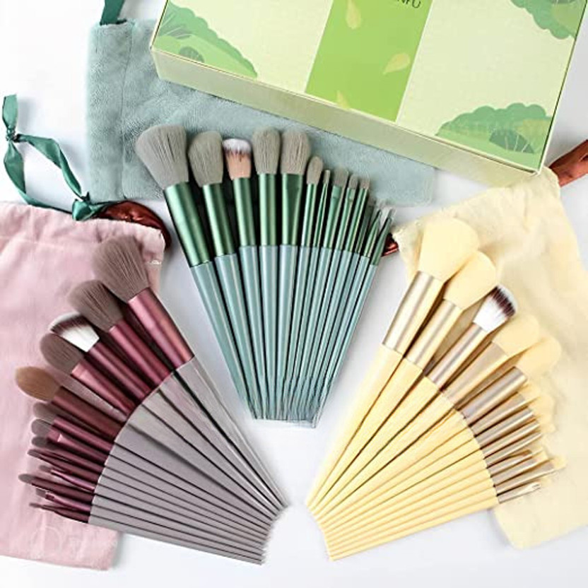 GoFlow Makeup Brush Combo Pack – Full Face Coverage(Pack of 13)