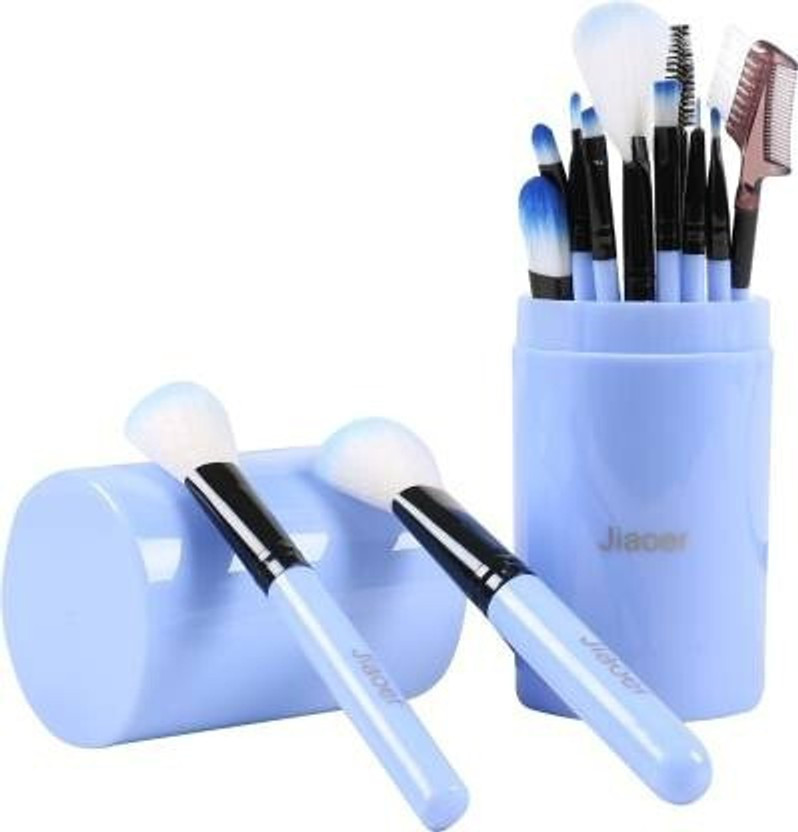 wryak Makeup Brush Set Fundation Brus Makeup Brushes Set Tool with Case Holder(Pack of 12)