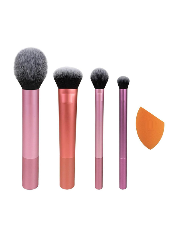 Real Techniques Everyday Essentials Makeup Brush Set (Set Of 5)(Pack of 5)