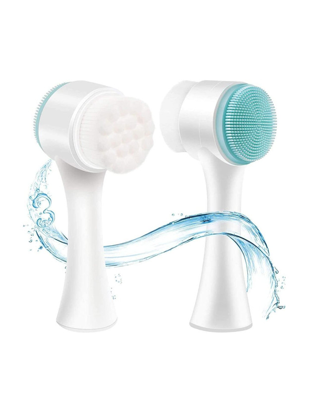 EVERSHINET EVERSHINET 2-in-1 Skin Care Facial Cleansing Silicone face Brush Facial Scrubber Dual Brush(Pack of 1) - Flipkart Deal