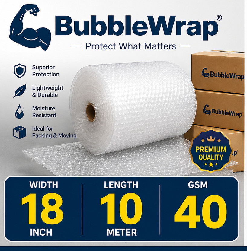 Bubblewrap Bubble Wrap 457 mm 10 m(Pack of 1)
