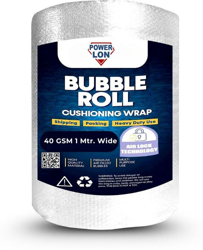 POWERLON Bubble Wrap 1000 mm 50 m(Pack of 1)