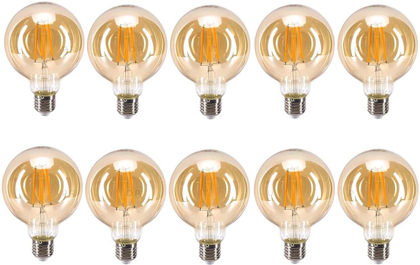 ZOREZA 4 W Basic Round E27 LED Bulb(White, Pack of 10)