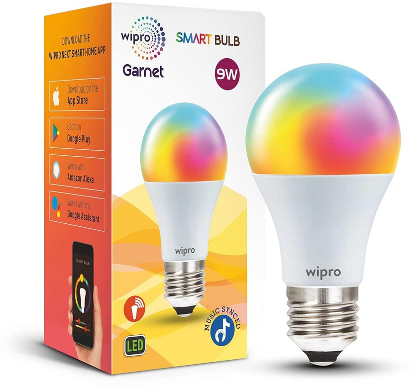 Wipro Wipro Garnet 9W E27 Smart Bulb Smart Bulb - Flipkart Deal