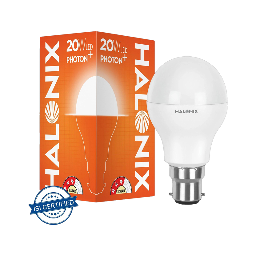 HALONIX 20 W Basic Round B22 LED Bulb(White)