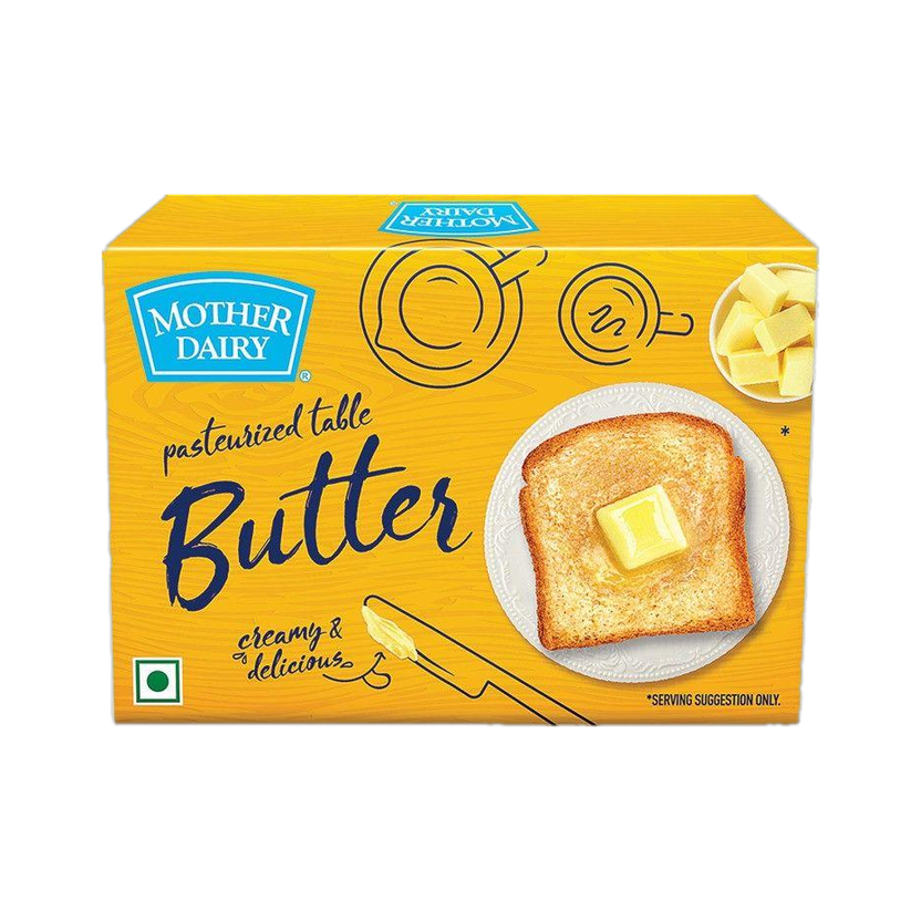 MOTHER DAIRY Pasteurised Salted Butter(100 g)