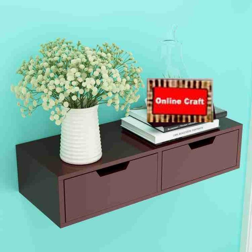 OnlineCraft OnlineCraft wooden wall shelf Wooden Wall Shelf(Number of Shelves - 1, Brown) - Flipkart Deal