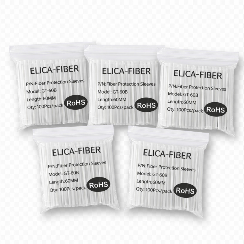 Vedi Vedi 500pcs ELICA Fiber Protection Sleeves Optical Fiber Fusion Splice Tubes Heat Shrink Cable Sleeve(60 mm) - Flipkart Deal
