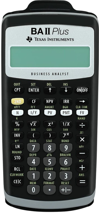 TEXAS TEXAS INSTRUMENTS BAII Plus Financial  Calculator(10 Digit) - Flipkart Deal