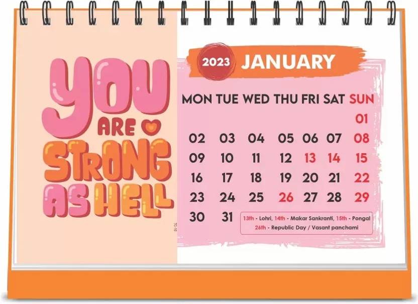 Men kumizhi Calendar 001 2023 Table Calendar Price in India Buy Men