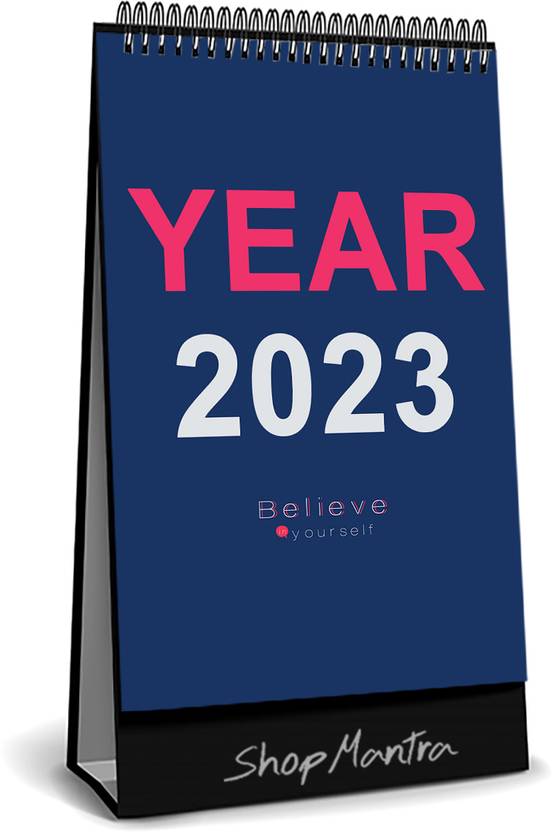 ShopMantra Desk Standing Calendar 2023 Home and Office Calendar