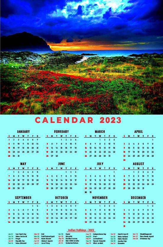 infinity interiors beautiful picture, Wall Calendar, (24 x 36 inch)for office, home_008 2023