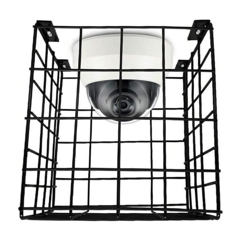 ICON CREATION Metal CCTV Bullet Camera Cage Security Camera Cage Metal Jaali Protective Cover Wall & Celling Mount Baby Monitor