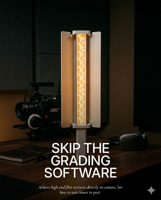 Fhotic FSL-4000 40W RGB 0.3 lx Camera LED Light(Batteries Included)