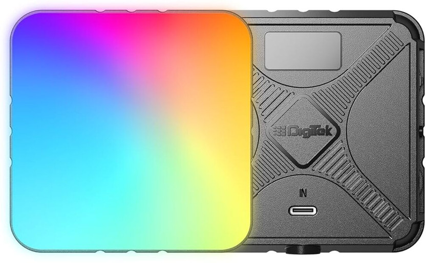 DIGITEK DIGITEK LED-D11W RGB 11W Mini RGB LED Video Light 2000mAh Battery, 21 Lighting Effects 3600 lx Camera LED Light(Batteries Included) - Flipkart Deal