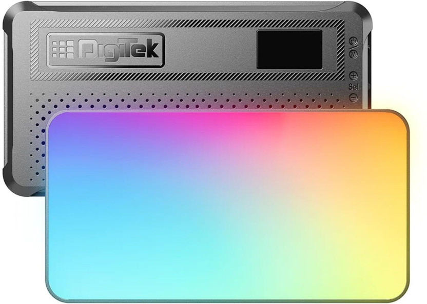 DIGITEK LED-D130 RGB 12w Video Light with 4000Mah Battery 3600 lx Camera LED Light(Batteries Included)