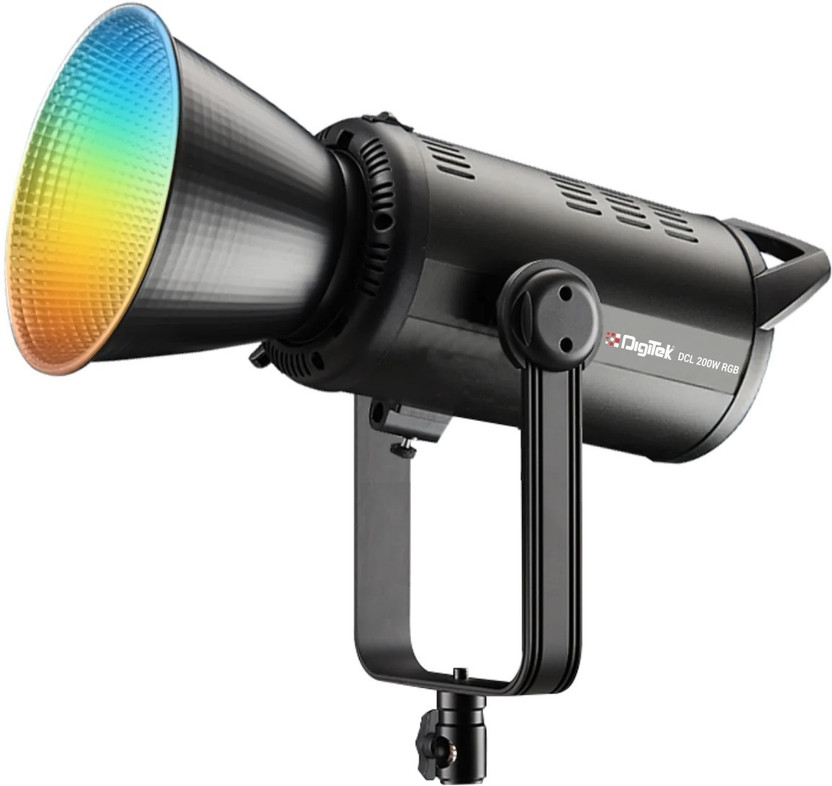 DIGITEK DIGITEK DCL-200 W RGB Combo Continuous LED Light with 18 CM Reflector & Remote 32100 lx Camera LED Light - Flipkart Deal