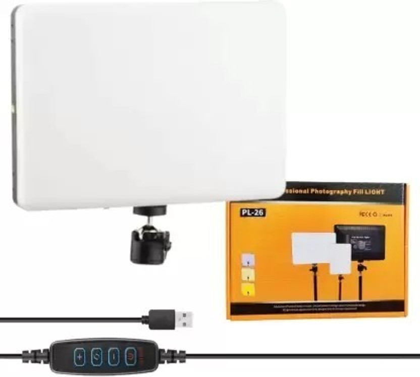 Wheelz & Mountz LED Professional Photography Fill Light For Camera 3400 lx Camera LED Light