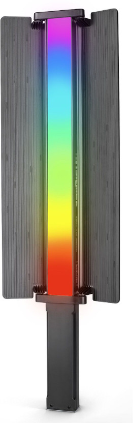 DIGITEK Handheld RGB Barn Door for Photo & Video Shoot DSL-30W RGB 120 lx Camera LED Light(Batteries Included)