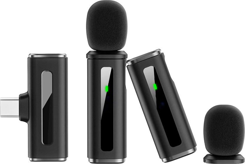 DIGITEK DWM 014 Wireless Microphone 40m Range, Noise Cancellation, 7H Battery Camera Microphone