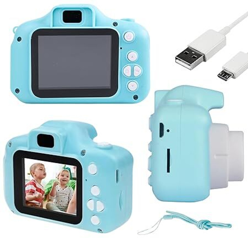 BuyLuxe BuyLuxe Mini HD Digital Camera for Kids – Photo & Video Camera Toy with 2-Inch Screen 18-55 Instant Camera(Blue) - Flipkart Deal