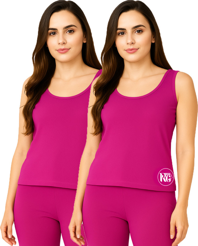 Rapid Garments Women Camisole(Pack of 2)