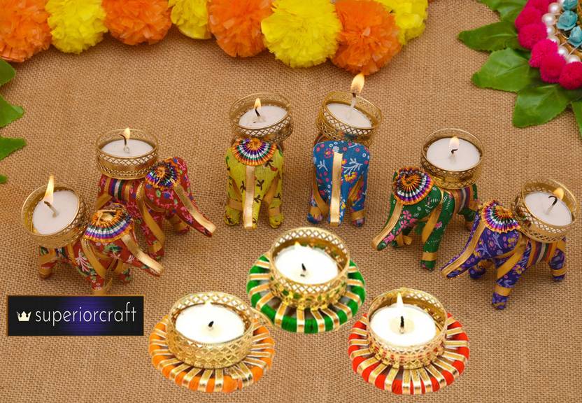 Superior craft Hathi CandleRajasthani Elephant Tealight Candle With