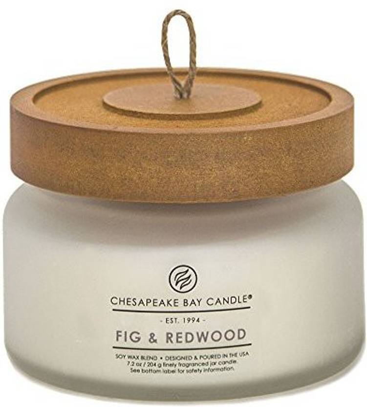 Chesapeake Bay Candle Scented Candle Fig & Redwood Small Jar Candle
