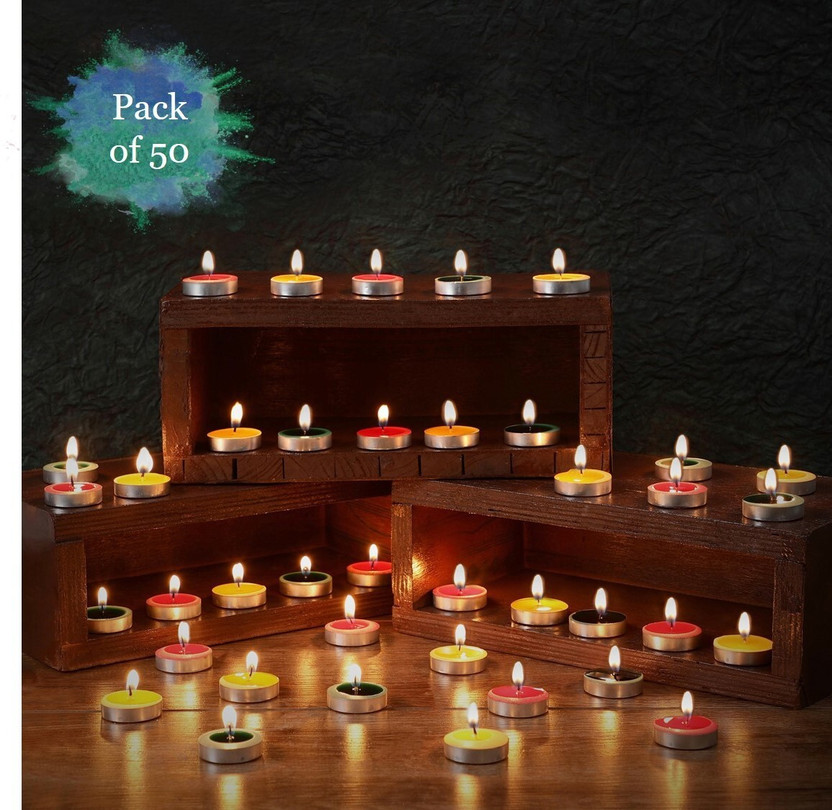Flipkart Flipkart SmartBuy 50 Pcs Multicolored Candle(Multicolor, Pack of 50) - Flipkart Deal