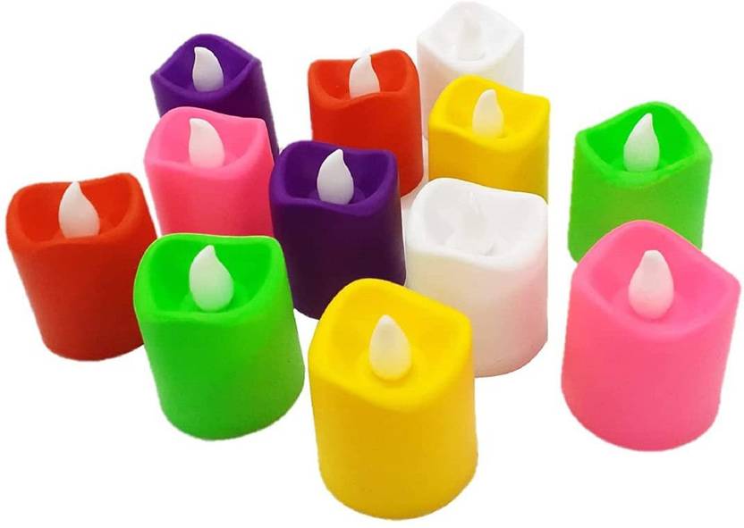 SKYBUCKET Led Teal Lights, Electric Candle Light for Diwali Lights