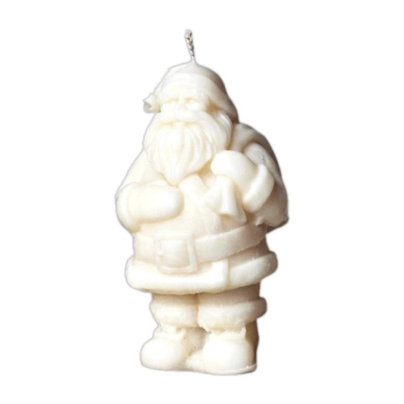 Janta Kulhad Santa Candle(Green, Pack of 1)