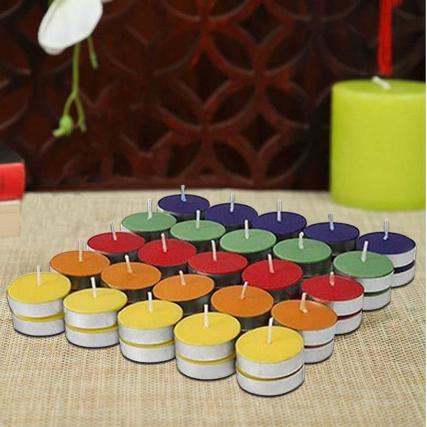 EASY MALL Long Burning Tea Light Candles pack of 30 Candle Price in India Buy EASY MALL Long
