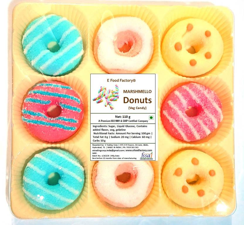 E Food Factory Marshmallow Donuts 110 g Marshmallow Price in India